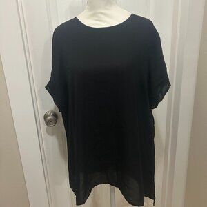 DR2 Crew-neck Short-sleeved Blouse - XL